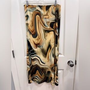 Mango Earthy Tones Skirt